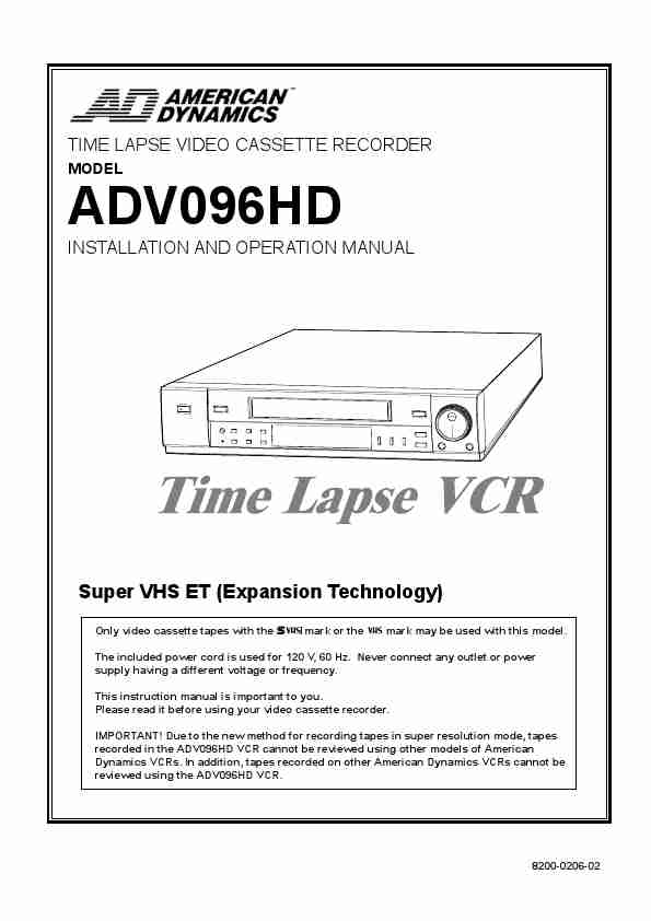 American Dynamics VCR ADV096HD-page_pdf